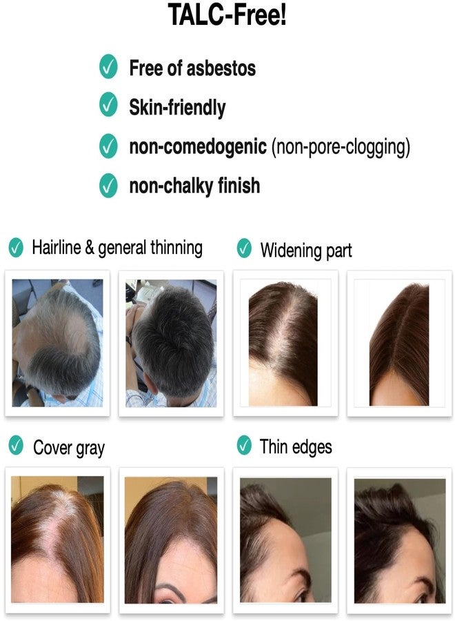 Caboki 10X Hair Powder for Thinning Hair, Light Brown - For Men & Women, TALC-Free, Healthful Formula, Instantly Fuller Hair, Flawless Roots, Rain and Sweat Resistant, Easy to Use - Image 2